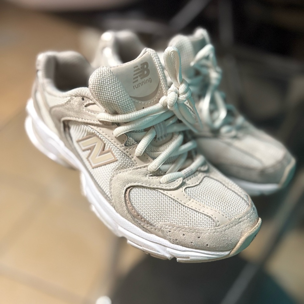 New Balance' Cream Running Shoes